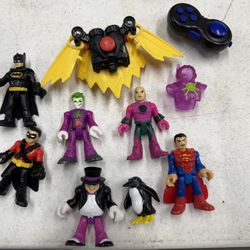 Lot of assorted Fisher Price Imaginext DC Comics Mini Figures 