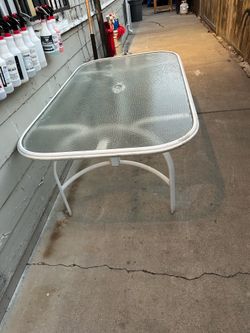 Glass table Glass table
