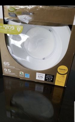 ECOSMART LED SOFT WHITE FLOOD/65 WATT EQUIVALENT BULB/9.5 ENERGY USED IN WATTS/575 LUMENS/
