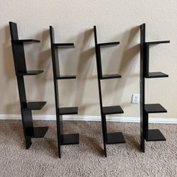 4 Wall Shelves 