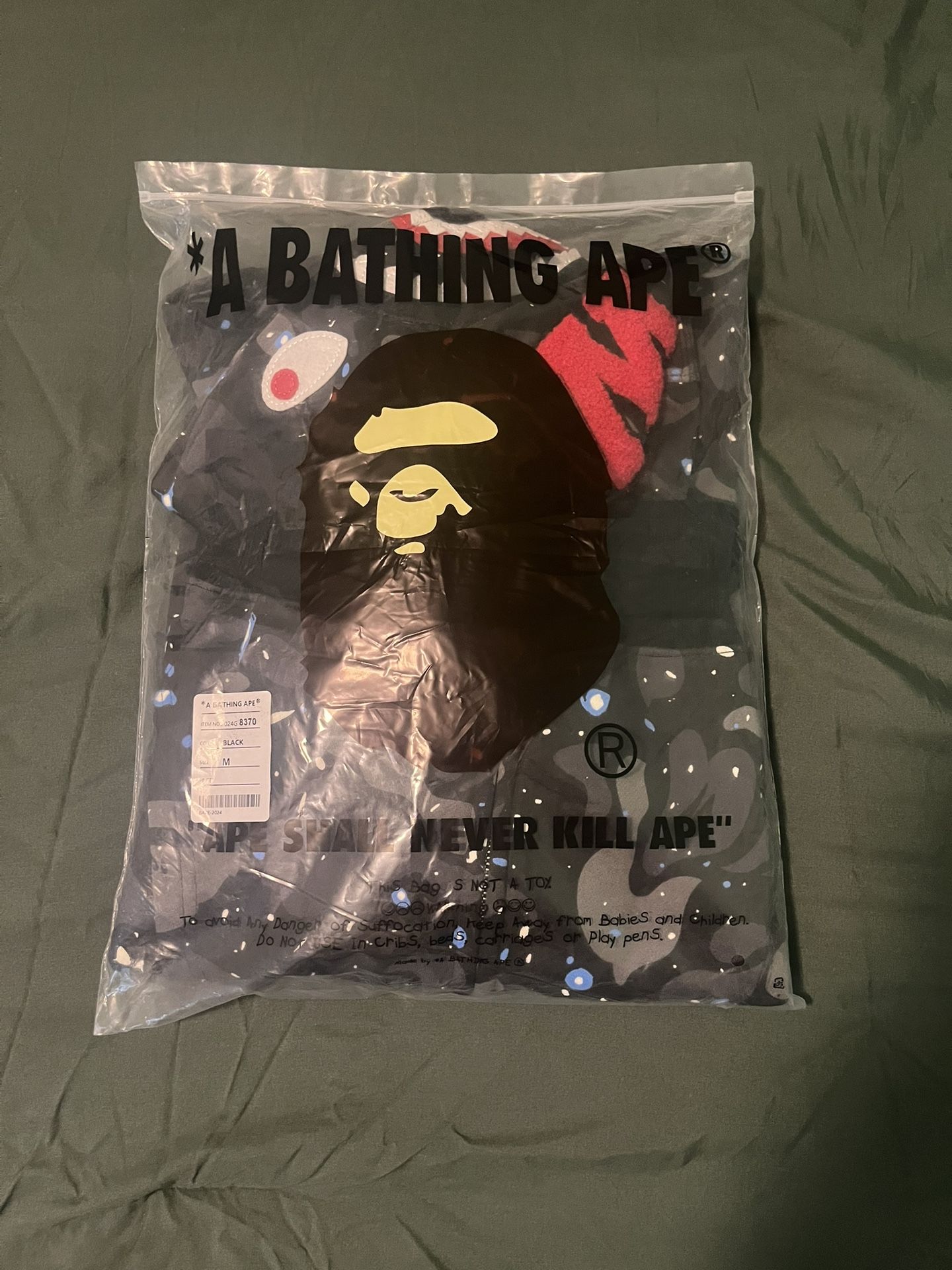 Bape Space Camo Shark WGM Full-Zip Hoodie