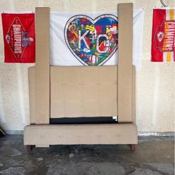 Queen Size Fabric Bed Frame