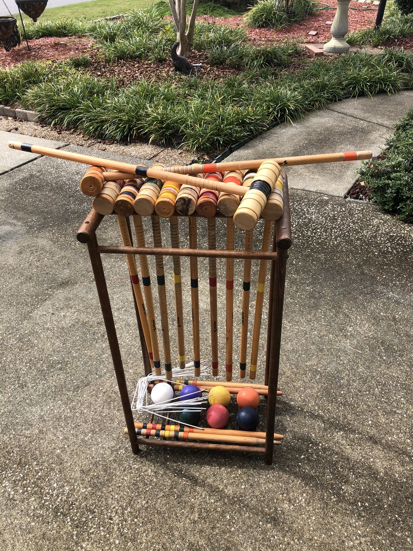 Vintage Croquet Set