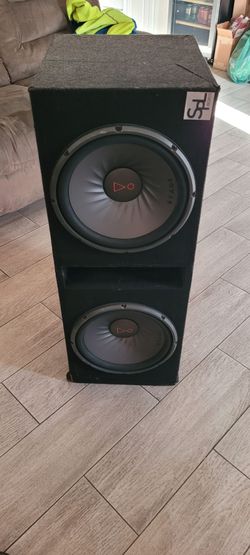 two 12inch sub and box