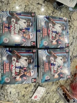 4 sealed Topps Chrome NFL Football MEGA BOX Set 2025 Lime Green X-Fractor  bundle