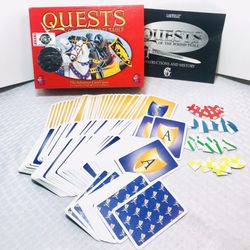 Vintage 1995 Gamewright Quests of The Round Table Adventure Card Game