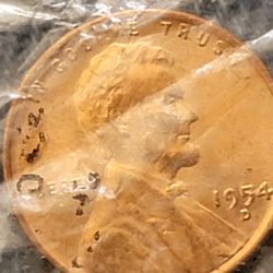 1954  D  penny 