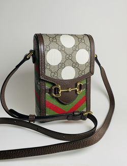 Gucci Horsebit 1955 Mini Cross-body Canvas Bag