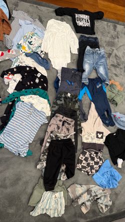 Lot of baby boy clothes