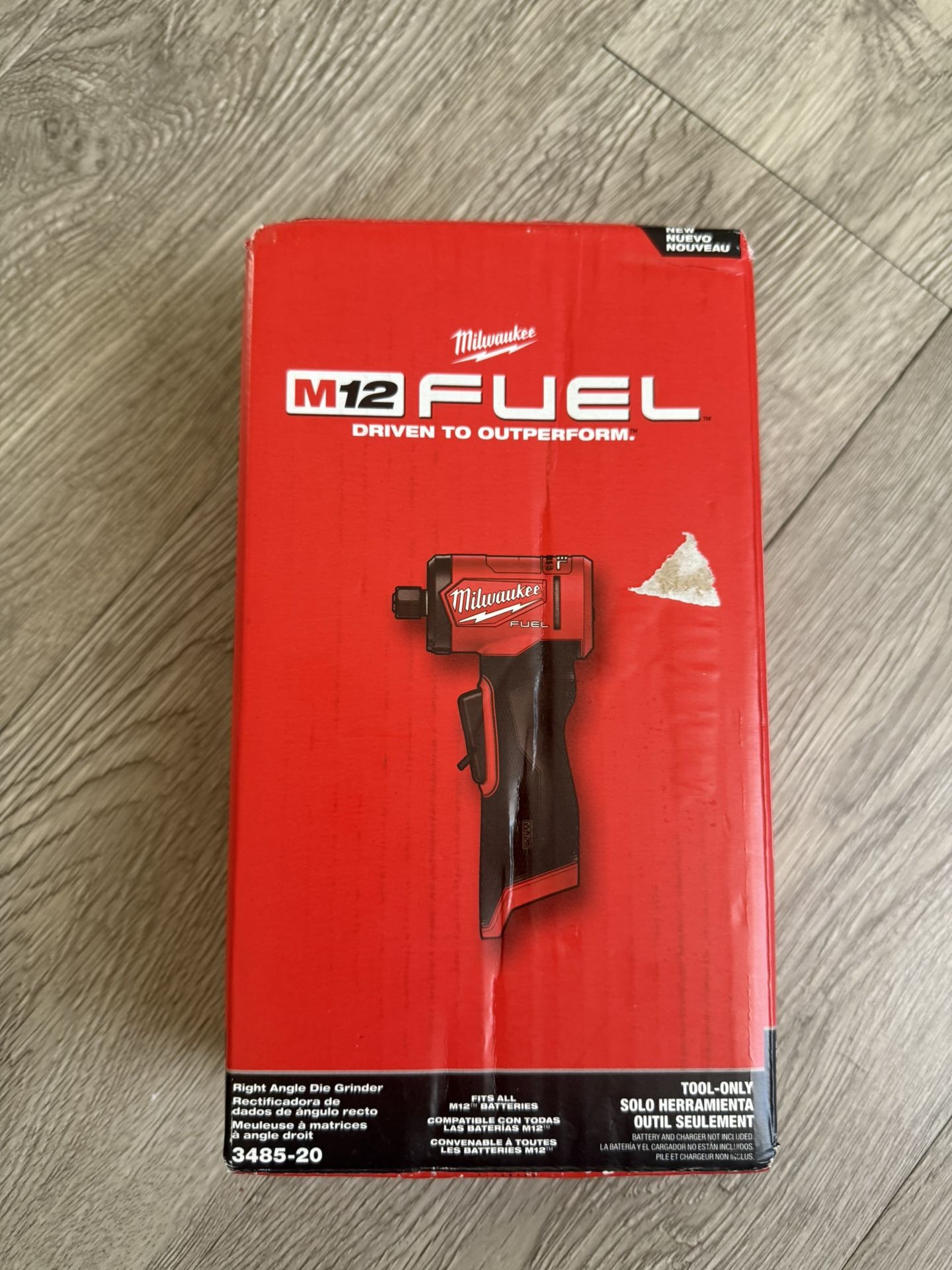 M12 FUEL 12V Lithium-Ion Brushless Cordless 1/4 in. Right Angle Die Grinder (Tool-Only)