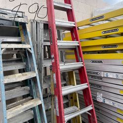 Excellent Condition, 8 Feet And More Sizes Available Fiberglass Ladders