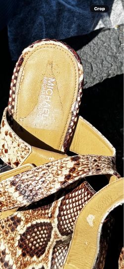 Michael Kors Snake Print Sandals