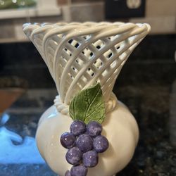 VTG Small Lattice Handmade Vase