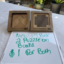 New Wood Puzzle 2 For $1