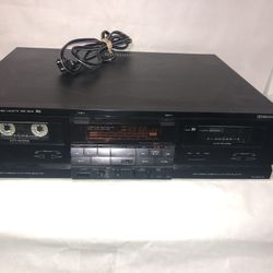 Onkyo TA-RW470 Stereo Double Cassette Tape Deck - Tested - Fast Shipping!