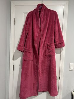 Robes for Women Nightgown Cozy Robe Plush Long Bathrobe