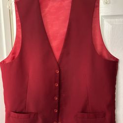 Red Vest Size Men’s L