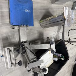 Silk Screen Set Up, With Heater