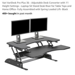 Like New VariDesk 36 TM PRO PLUS