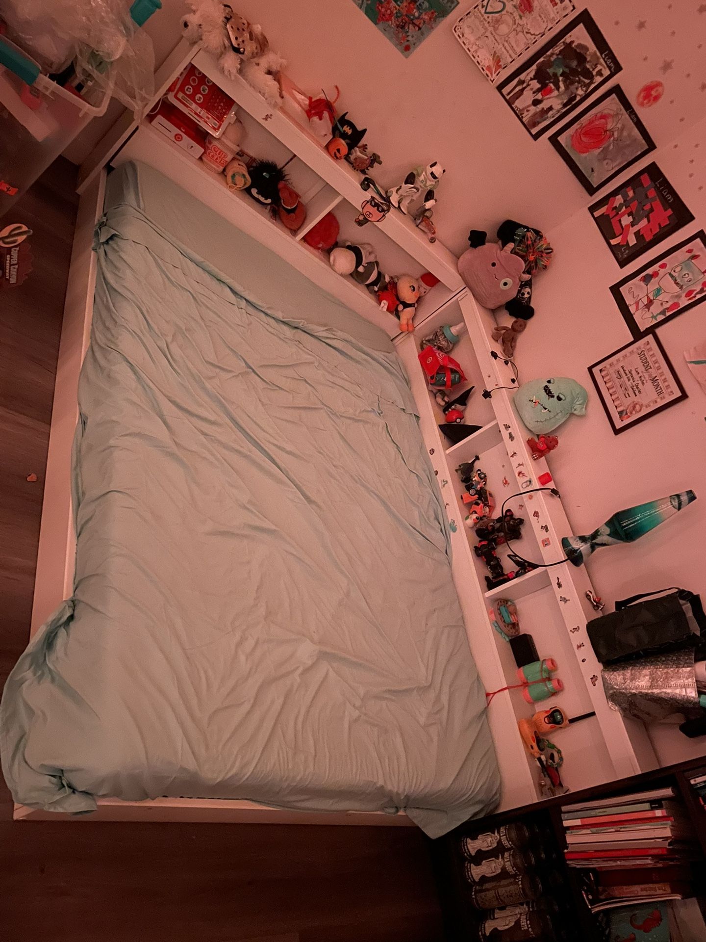 Full Size Kids Bed With Mattress &box Spring