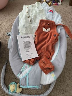 Ingenuity soothing bouncer 3-6months clothes