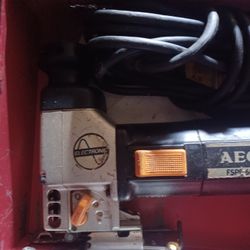 AEG Jig Saw Model FSPE 60 Great Condition  With  Metal Case