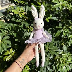 JellyCat Pirouette Lilac Bunny Plush Toy