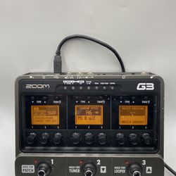Zoom G3 Guitar Effects Amp Simulator Multi Effects Processor