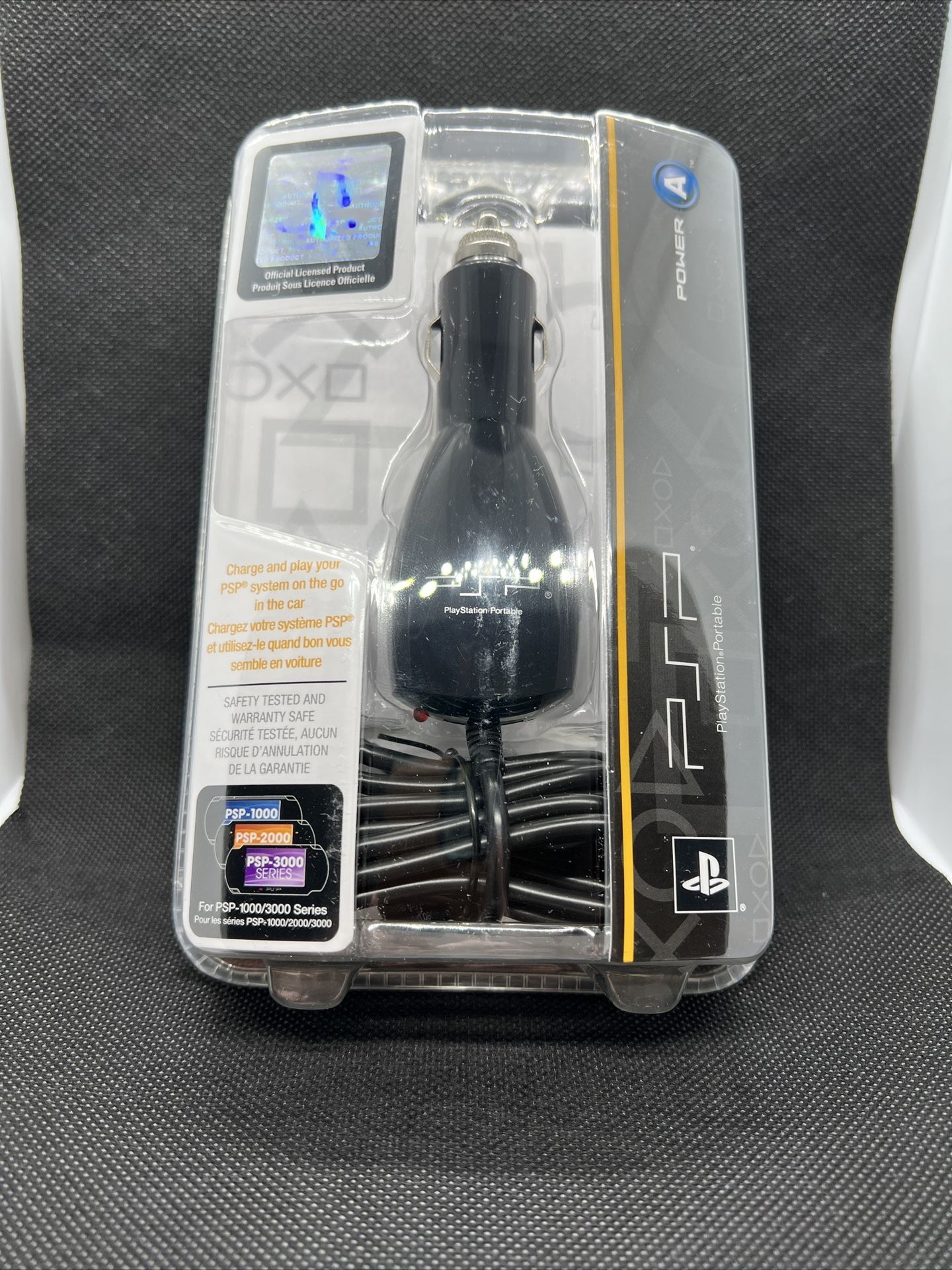 Official Playstation PSP All Series Car Adapter Sealed!