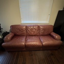 Selden’s Leather Couch