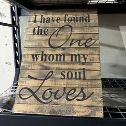 Wedding Sign For Rustic Wedding