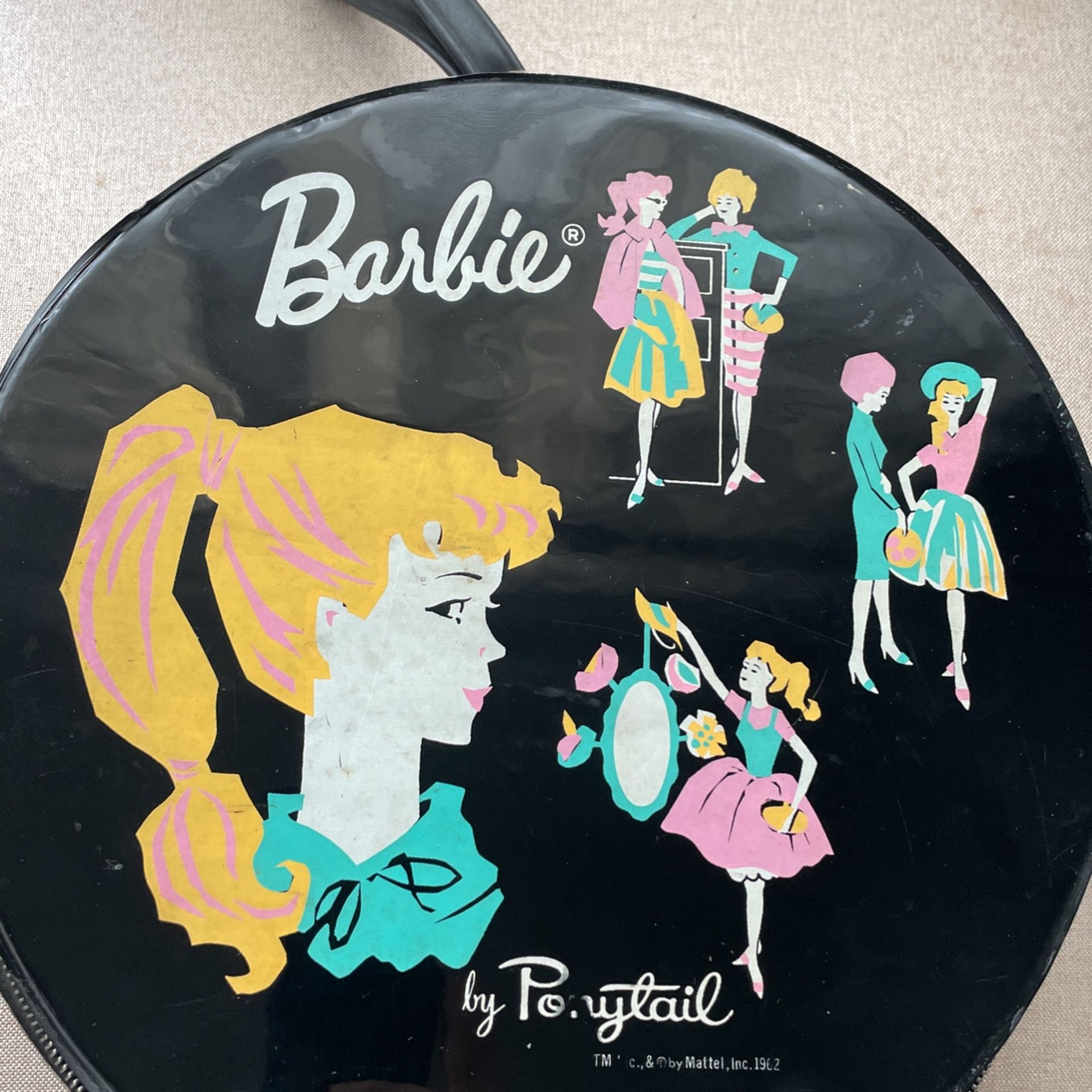 Vintage 1962 Barbie Doll Case By Ponytail