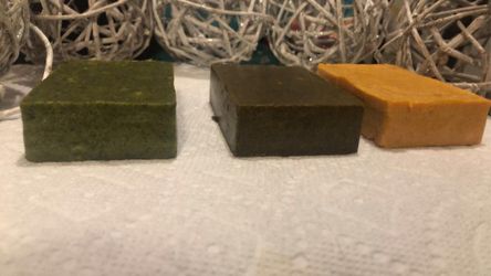 All natural hand made soap good for pimples it’s very good in hair treatment oil