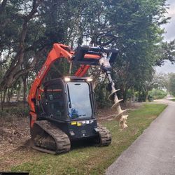 Holes For Trees Or Fence