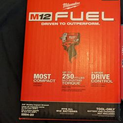Milwaukee M12 Fuel 3/8 Impact Wrench
