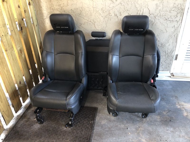 4th gen DODGE RAM BLACK LEATHER INTERIOR
