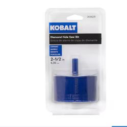 Kobalt Diamond Hole Saw Bit 2 1/2inch