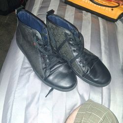 Gucci Hightop Shoes Black Size 10