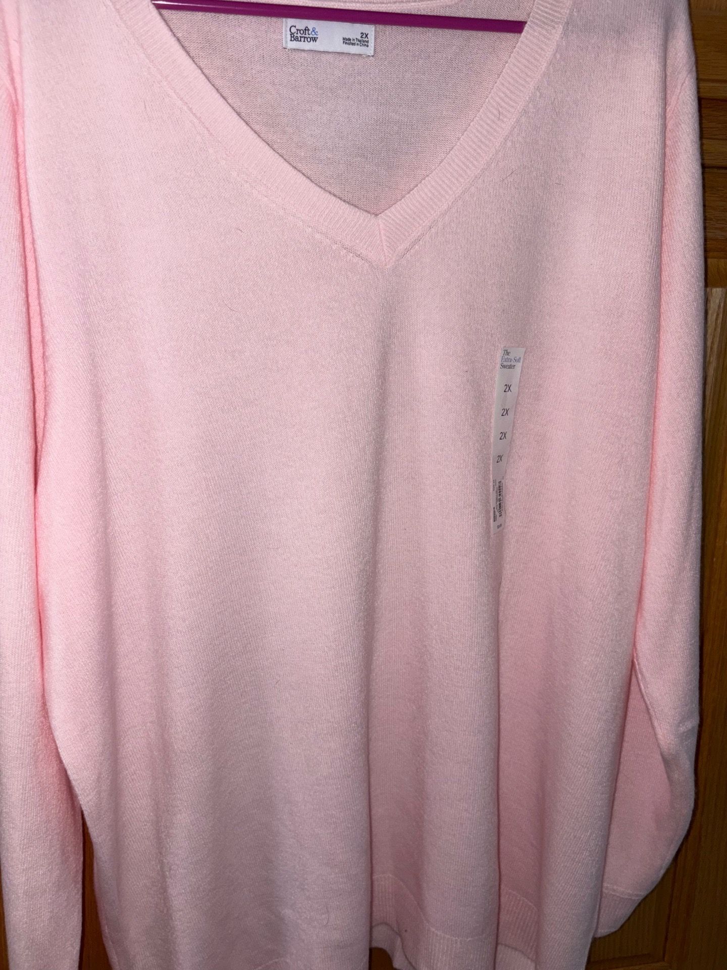 New. Ladies lightweight, soft sweater. 2x