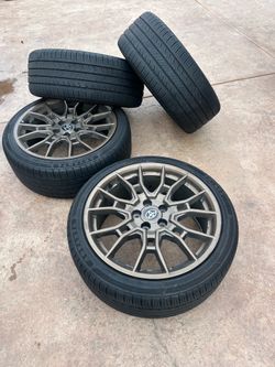 TRD Toyota Camry wheels and tires