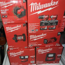 Milwaukee Tools All Brand New 