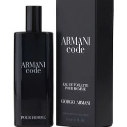 Sealed New Armani Code Parfum 15 ml