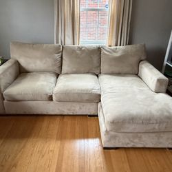 Crate & Barrel 4 Piece Axis Couch Sofa Set