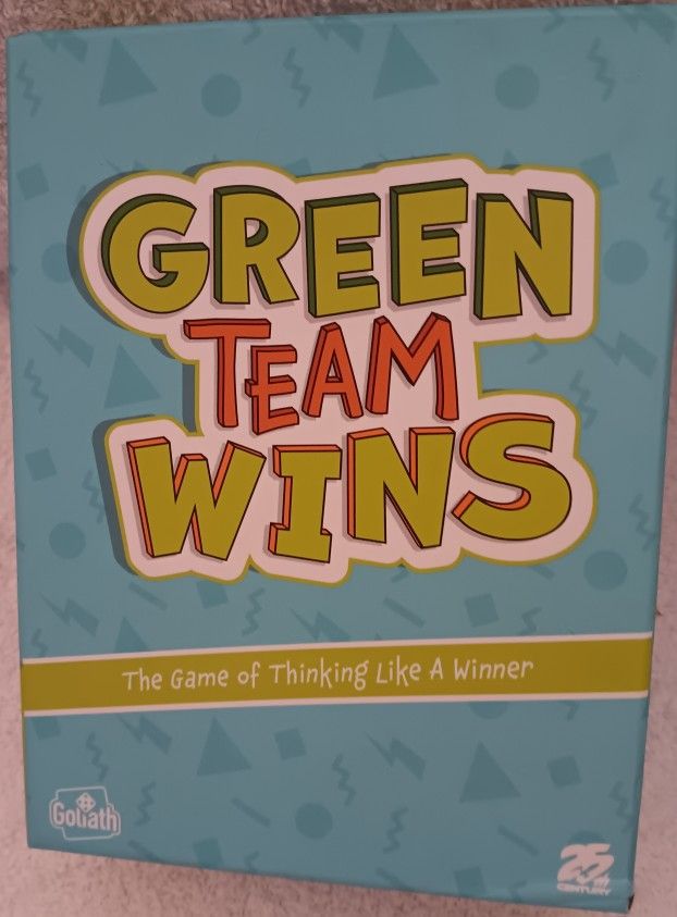 Green Team Wins Game. The game
