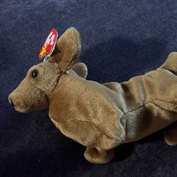 Weenie The Dachshund TY Beanie Baby RARE #4013 1995