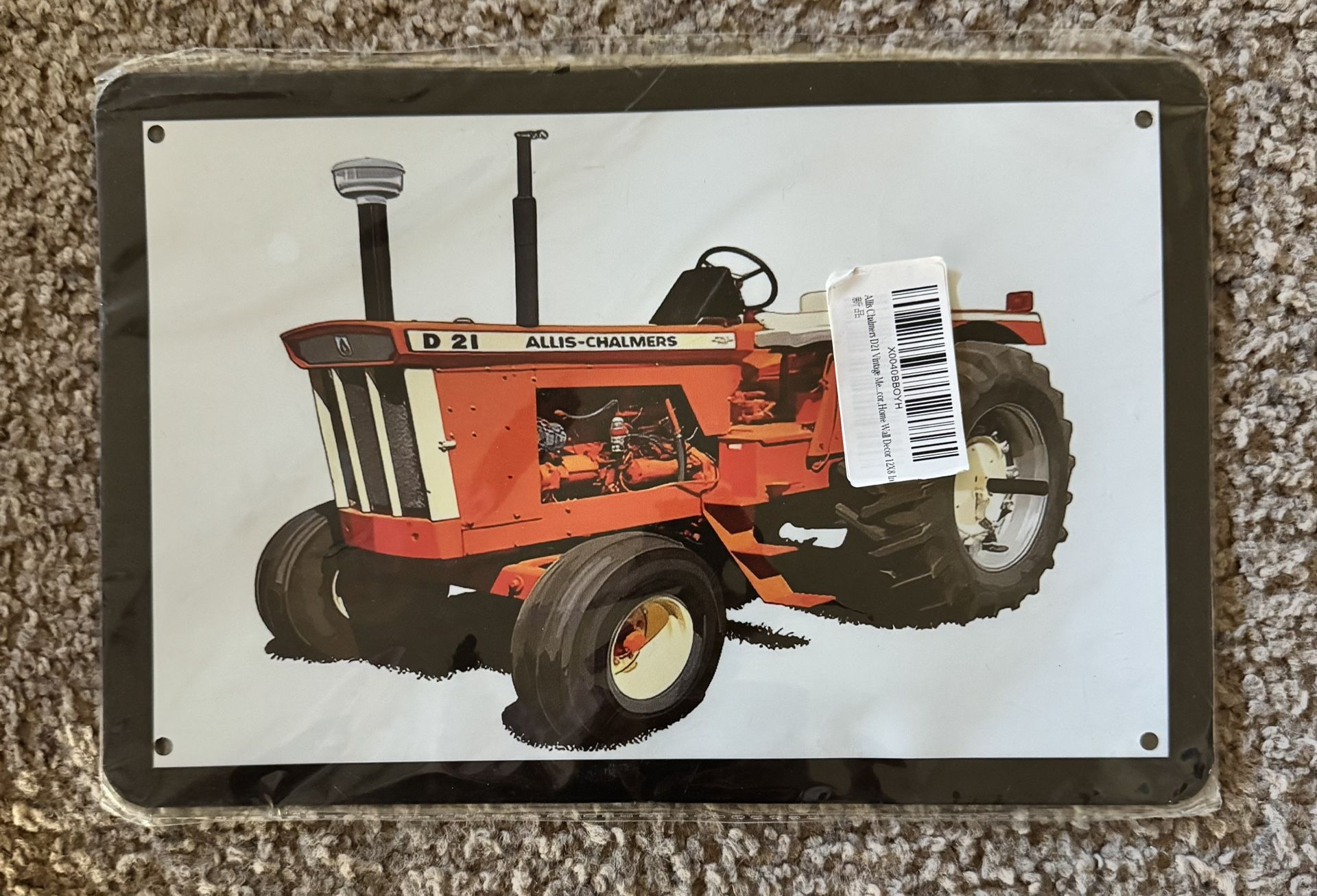 Tractor Metal Sign