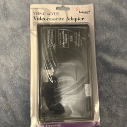 Radio Shack VHS-C To VHS Videocassette Adapter 