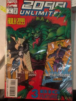 Comic book new never been opened 2099 ultimate hulk 2099 4apr
