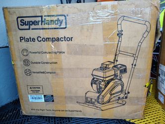 SUPERHANDY 4200 lb. Plate Compactor with 7HP Gas Engine