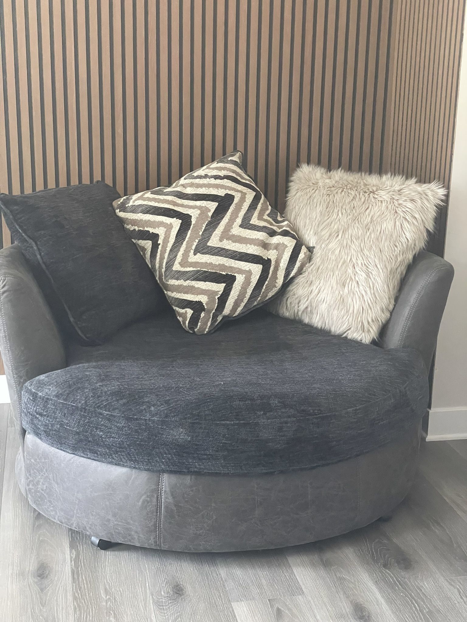 Oversized Swivel Chair